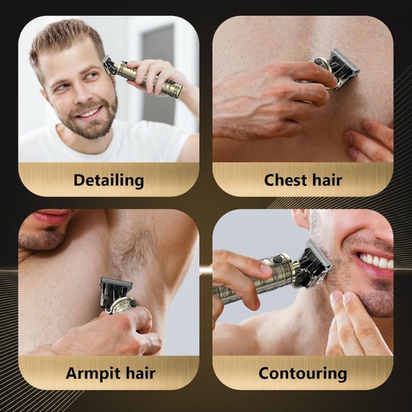 Cordless Hair Clippers for Men Professional Beard Trimmers - Picture 4 of 7